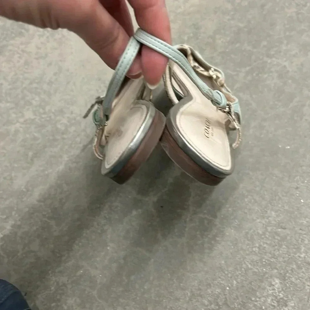 Coach  pointy toe open back flats - Picture 4 of 7